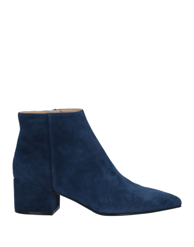 Sergio Rossi Ankle Boots In Blue
