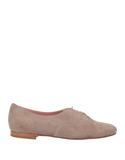 Studio Pollini Lace-up Shoes In Beige