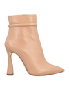 Francesco Sacco Ankle Boots In Sand