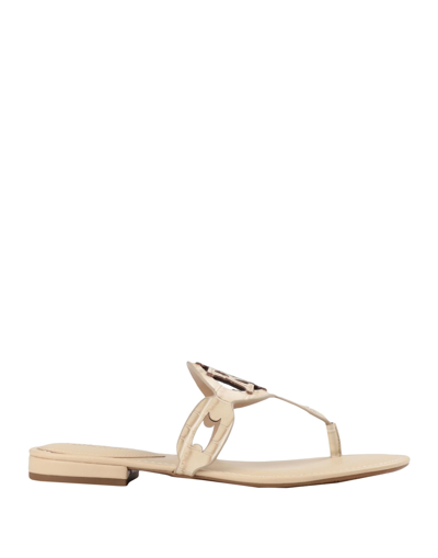 Ralph Lauren Toe Strap Sandals In Pink