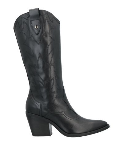 Nero Giardini Knee Boots In Black