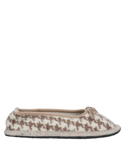 Alto Milano Slippers In Ivory