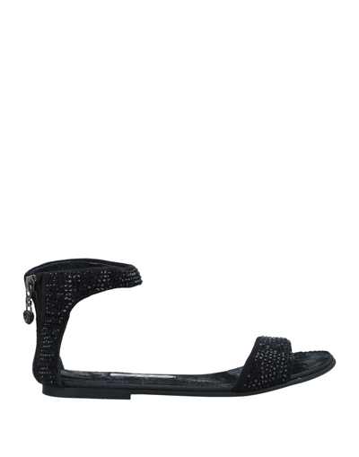 Alberto Venturini Sandals In Black