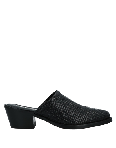Marco Ferretti Woman Mules & Clogs Black Size 8 Soft Leather