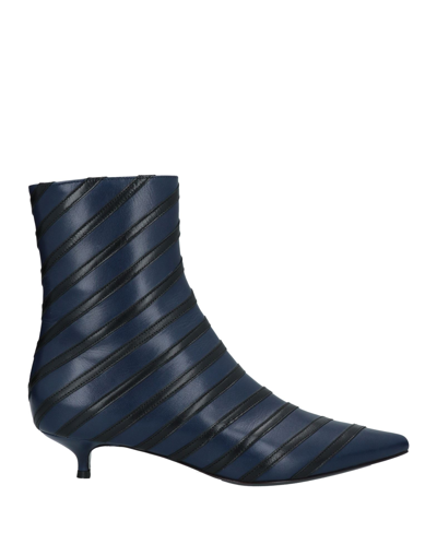 Sonia Rykiel Ankle Boots In Blue