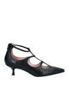 Anna F 50mm Leather Pumps In Black
