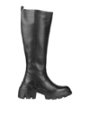 Emanuélle Vee Woman Boot Black Size 9 Soft Leather In Black