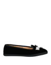 Giannico Loafers In Black