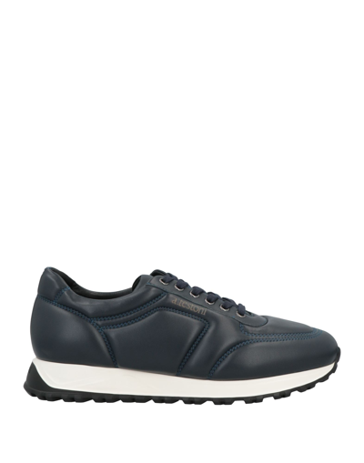 A.testoni Sneakers In Dark Blue