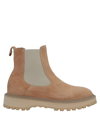 DIEMME DIEMME WOMAN ANKLE BOOTS SAND SIZE 8 SOFT LEATHER