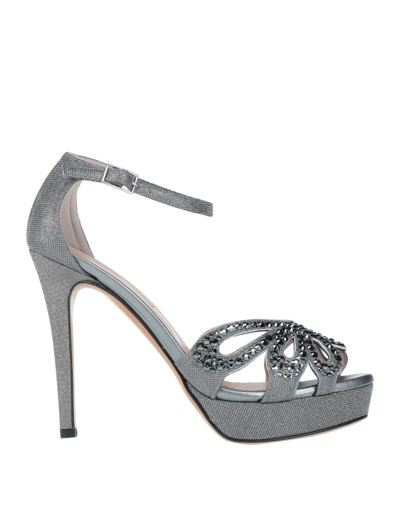 Albano Sandals In Steel Grey