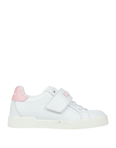 Dolce & Gabbana Kids' Sneakers In White