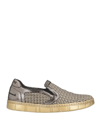 A.testoni Sneakers In Gold