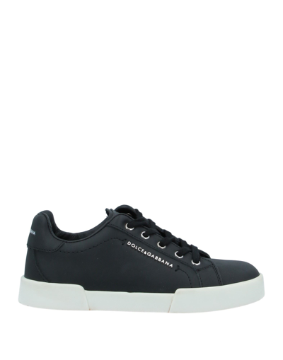 Dolce & Gabbana Kids' Sneakers In Black