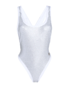 Philipp Plein One-piece Swimsuits In White