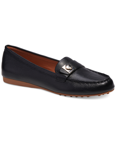 Kate Spade Women's Camellia Loafers In Black Leather