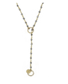 ROBERTA SHER DESIGNS 14K GOLD FILLED STONES HANDWRAPPED SINGLE DELIGHT NECKLACE
