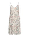 Semicouture Midi Dresses In Ivory