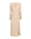 Other Stories &  Woman Maxi Dress Beige Size 6 Modal, Polyester In Beige