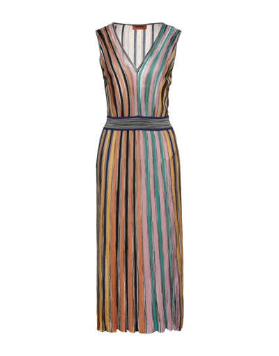 Missoni Long Dresses In Pink