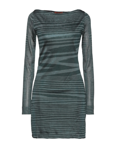 Missoni Short Dresses In Green