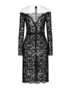 Dolce & Gabbana Midi Dresses In Black