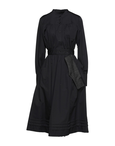 Maison Margiela Midi Dresses In Blue