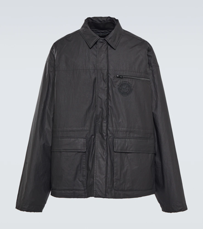 ジャケット BALENCIAGA BLACK COTTON CASUAL JACKET Balenciaga Cotton Jacket In Black | ModeSens