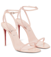 CHRISTIAN LOUBOUTIN SO ME 100 LEATHER SANDALS