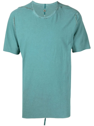 Isaac Sellam Experience Distressed Short-sleeve T-shirt In Green
