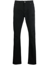 Valentino Dark-wash Slim-fit Jeans In Black
