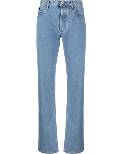 Attico Straight-leg Boyfriend Jeans In Blue