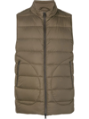 HERNO ZIP-UP PADDED DOWN GILET