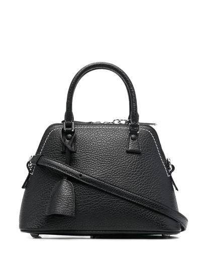 Maison Margiela Black Calf Leather 5ac Tote Bag