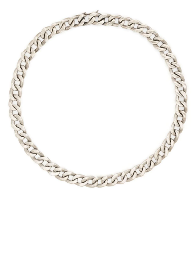 Maison Margiela Chain-link Necklace In Silver