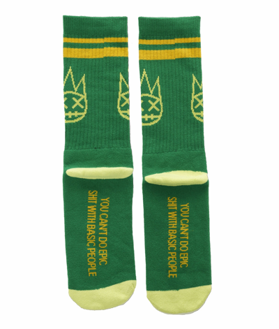 Cult Of Individuality Socks In Kelly Green