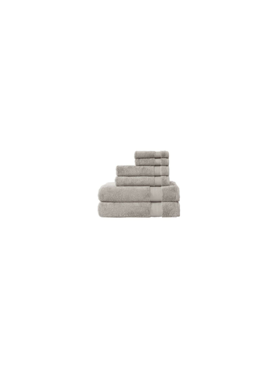 Classic Turkish Towels Amadeus 6 Pc Towel Set In White