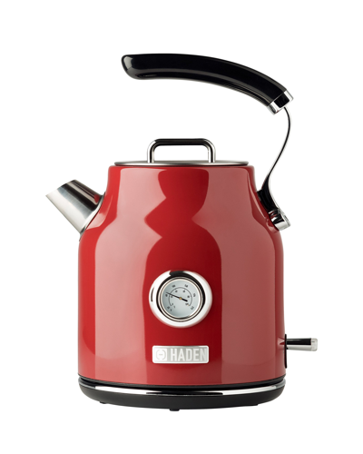 Haden Dorset 1.7 Liter Stainless Steel Electric Kettle In Red
