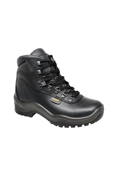 Grisport Mens Timber Waxy Leather Walking Boots In Black
