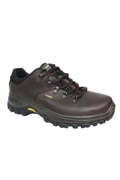 Grisport Mens Dartmoor Waxy Leather Walking Shoes In Brown