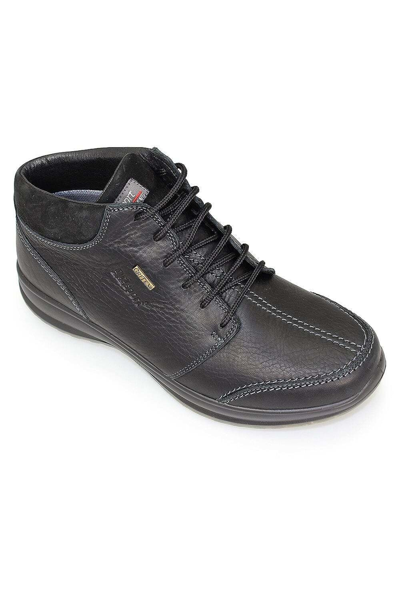 Grisport Mens Lomond Leather Walking Shoes In Black