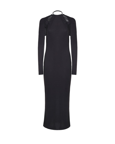 Jacquemus Dress La Robe Nodi In Navy