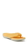 Original Comfort By Dearfoams Low Foam Flip-flop Sandal In Yellow