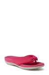 Original Comfort By Dearfoams Low Foam Flip-flop Sandal In Pink