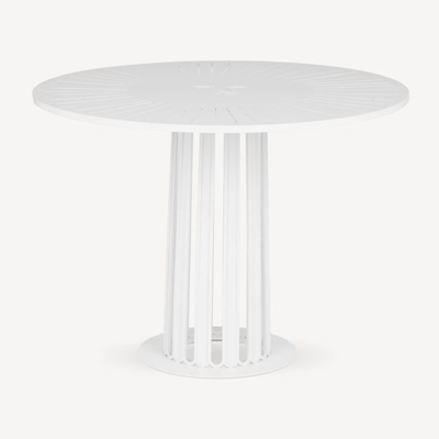 Fornasetti Outdoor Table Ara Solis In White
