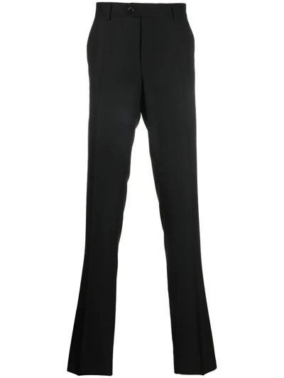 Billionaire Tailored Wool Trousers In Black