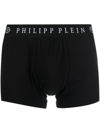 Philipp Plein Tm Graphic-print Boxers In Black