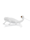 Seletti Chameleon Resin Table Lamp In White