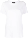 Theory Short-sleeve Pima Cotton T-shirt In White