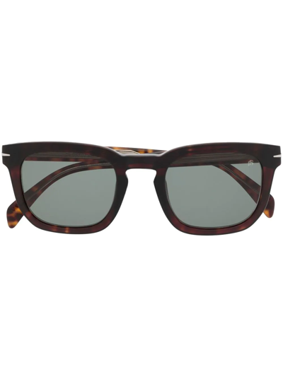 Eyewear By David Beckham Tortoiseshell-effect Tinted Sunglasses In Brown